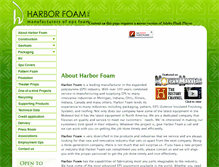 Tablet Screenshot of harborfoam.com